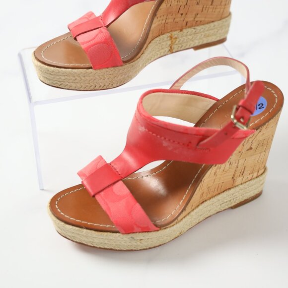 Coral Coach 'Mendez' Wedges NWT - Picture 4 of 8